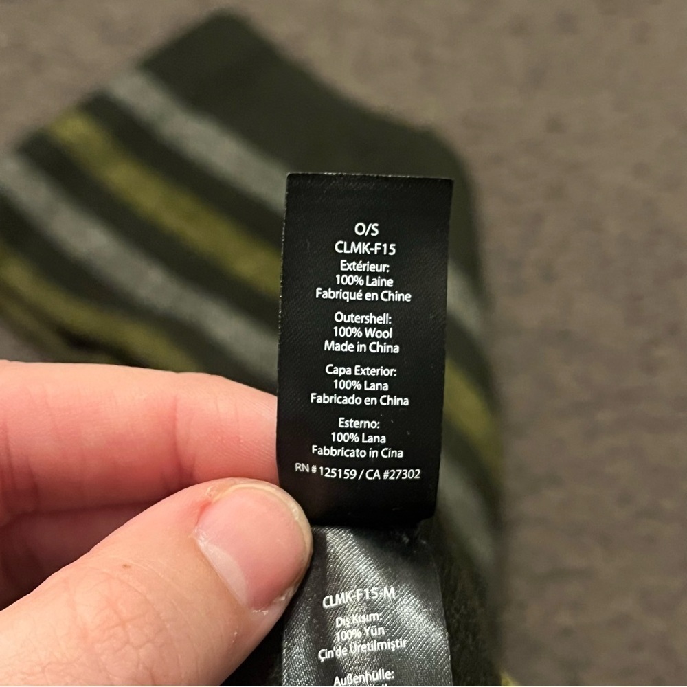Mackage Ranger Plaid Wool Scarf - Picture 6 of 6